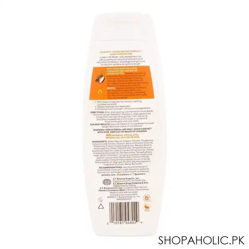 palmer's cocoa butter formula lenght retention conditioner, 400ml image2