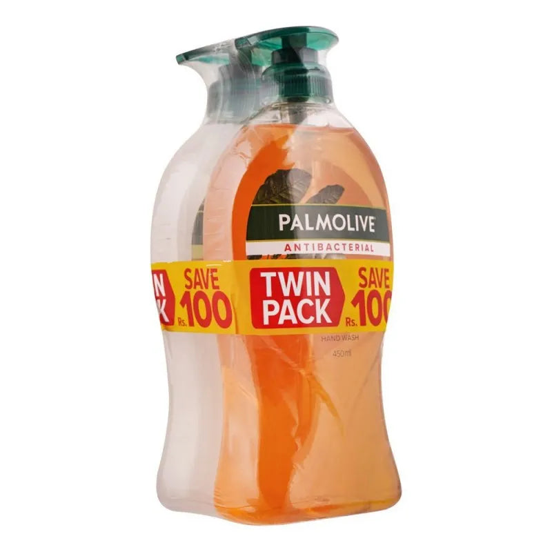 palmolive aloe + white tea liquid hand wash, 2x450ml main image