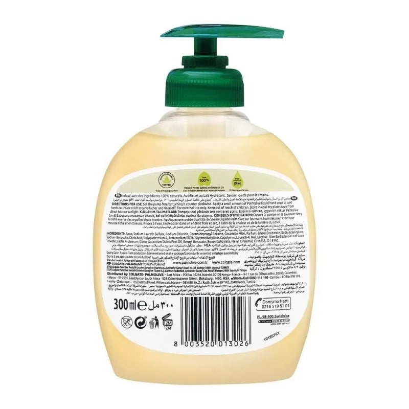 palmolive milk & honey extract hand wash, 300ml image2