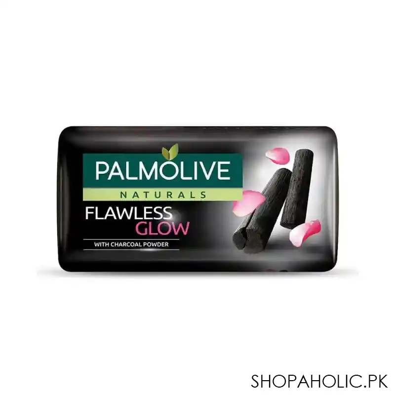 palmolive naturals flawless glow soap, with charcoal powder, 145g image4