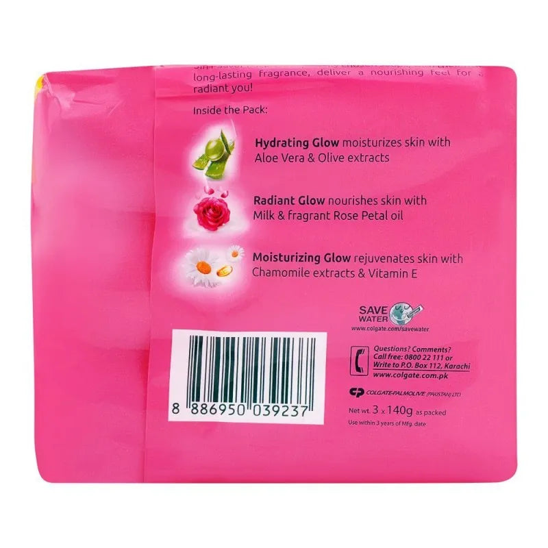 palmolive naturals glow soap, 3 in one pack, 3x145g image3