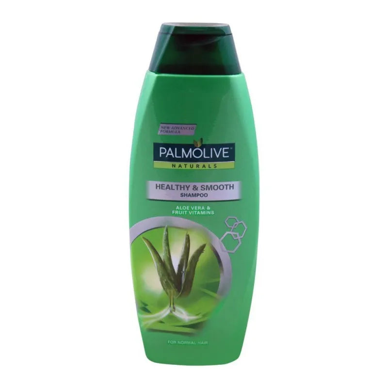 palmolive naturals healthy & smooth shampoo, aloe vera, normal skin, 375ml image2