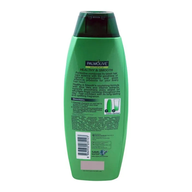 palmolive naturals healthy & smooth shampoo, aloe vera, normal skin, 375ml image3