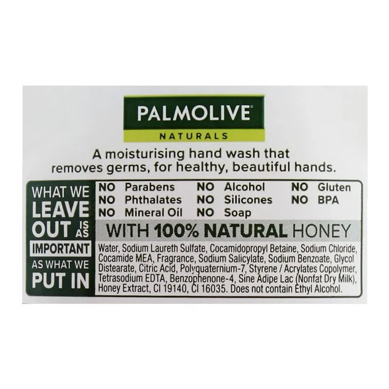 palmolive naturals milk & honey hand wash, 225ml image4