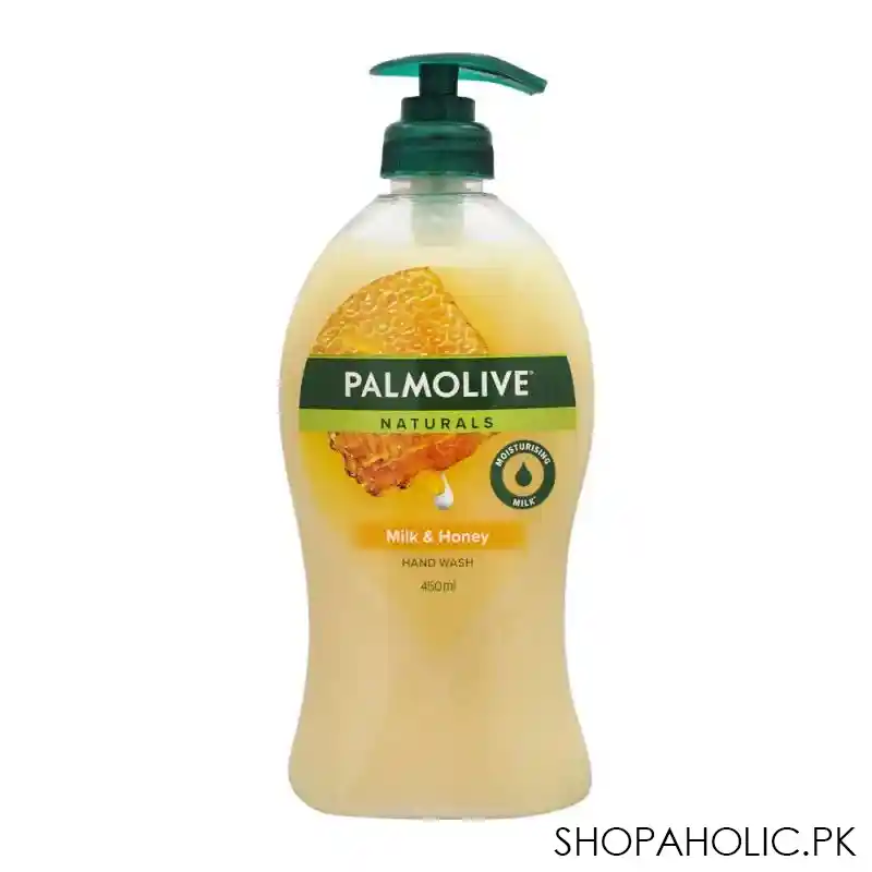 palmolive naturals milk & honey liquid hand wash, 450ml image2