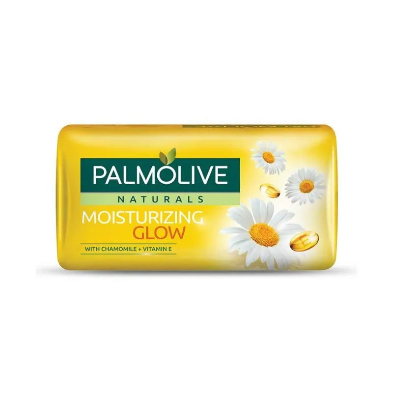 palmolive naturals moisturizing glow soap, chamomile + vitamin e, 145g main image