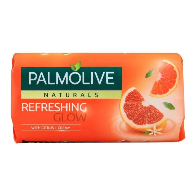 palmolive naturals refreshing glow soap, citrus + cream, 145g image2