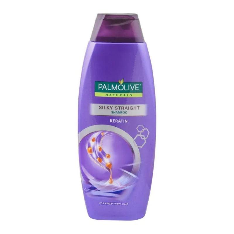 palmolive silky straight shampoo, keratin, 375ml image2