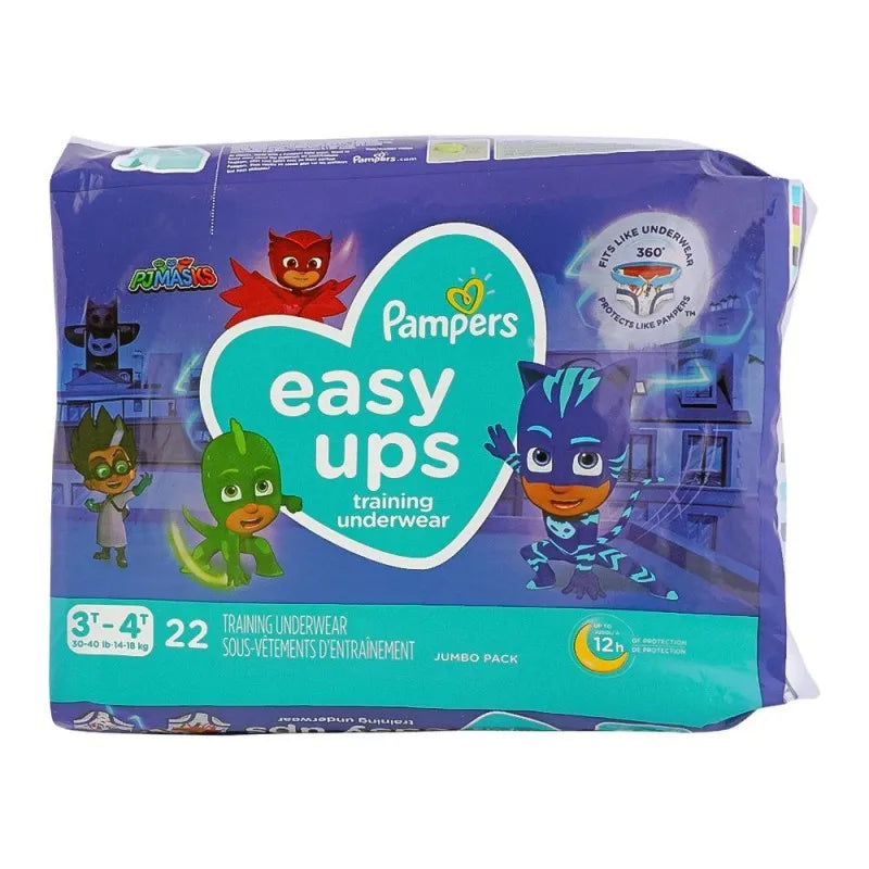 pampers easy ups boys training underwear, 3t 4t 14 18 kg, 22 pack image2