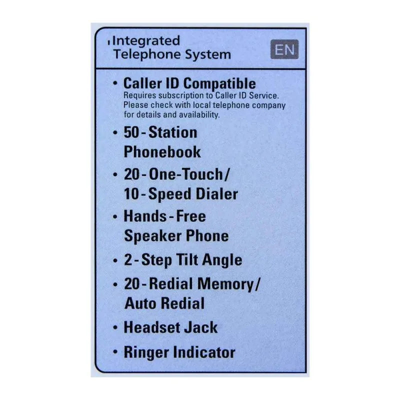 panasonic corded integrated landline phone system, black, kx ts880mx image3