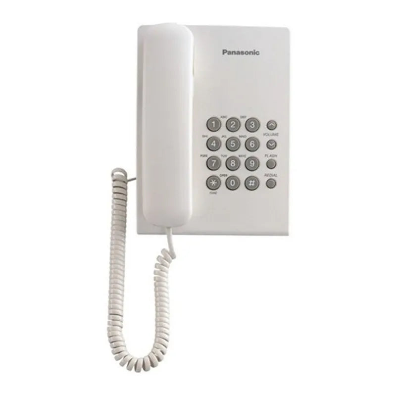 panasonic corded landline phone, white, kx ts500mx image2