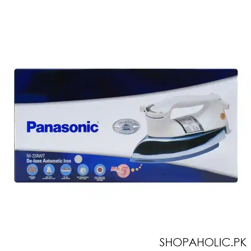 panasonic de luxe automatic iron, ni 22awt image2