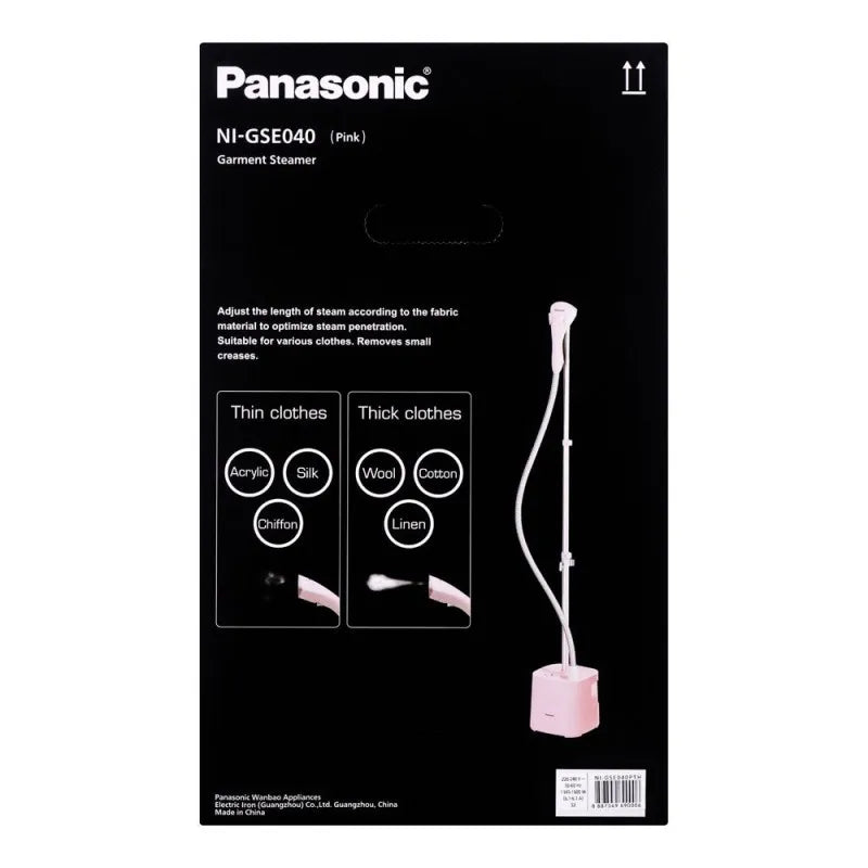 panasonic garment steamer, pink, ni gse040 image3