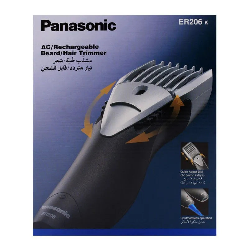 panasonic hair and beard trimmer er 206 image2