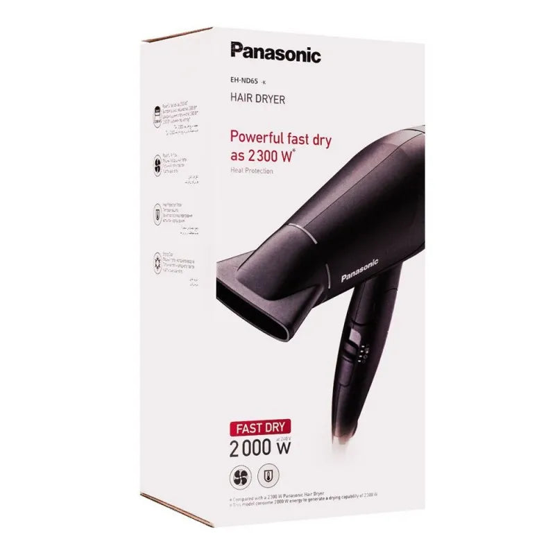 panasonic ionity hair dryer, eh nd65 k image2