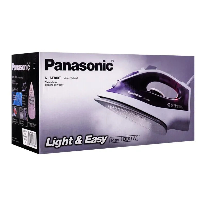 panasonic light & easy steam iron, 1800w, ni m300t image2