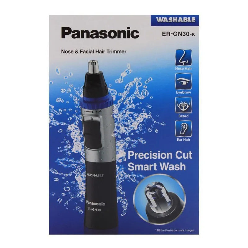 panasonic nose & facial hair trimmer er gn30 k image2