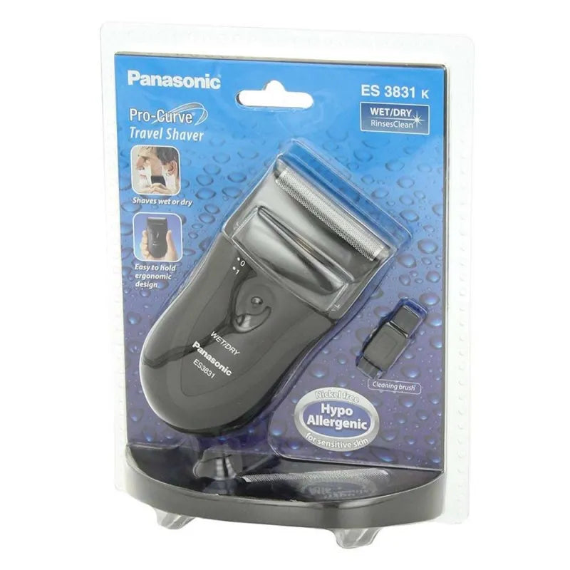 panasonic wet/dry washable electric travel shaver es3831 k image3