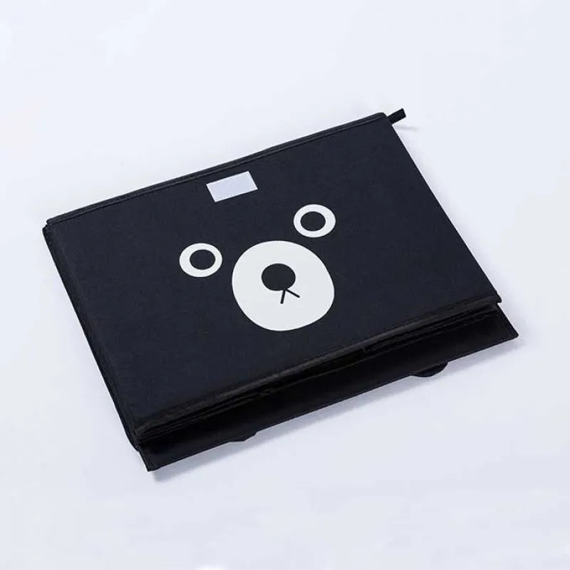 panda design folding wardrobe storage box image2