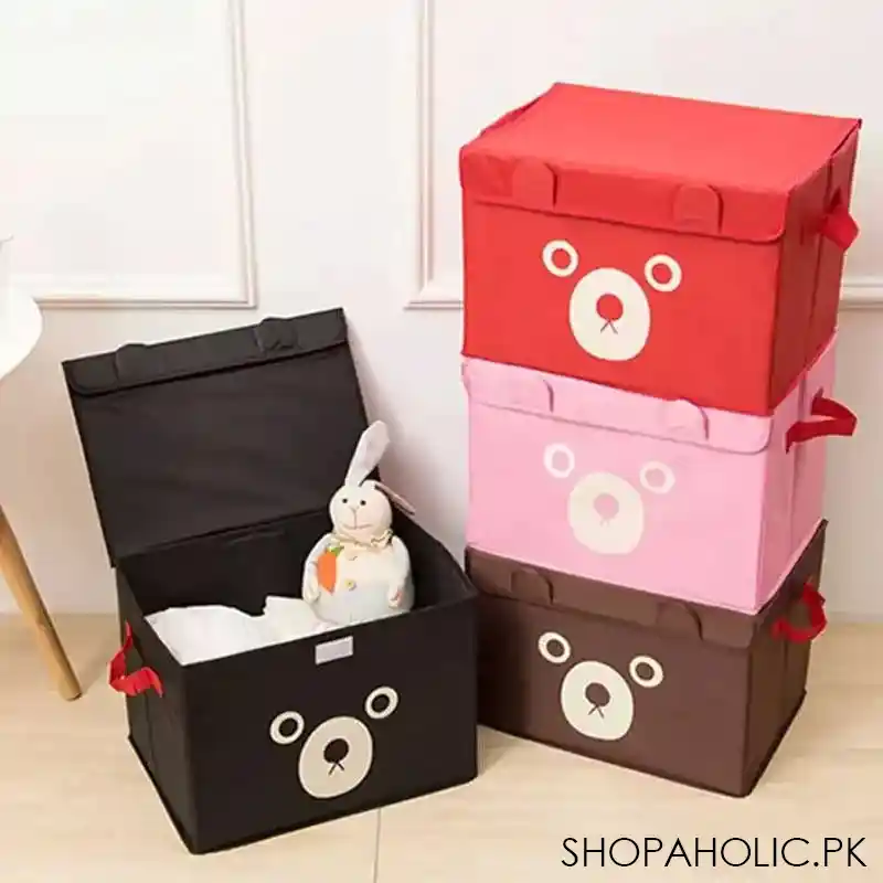 panda design folding wardrobe storage box image5