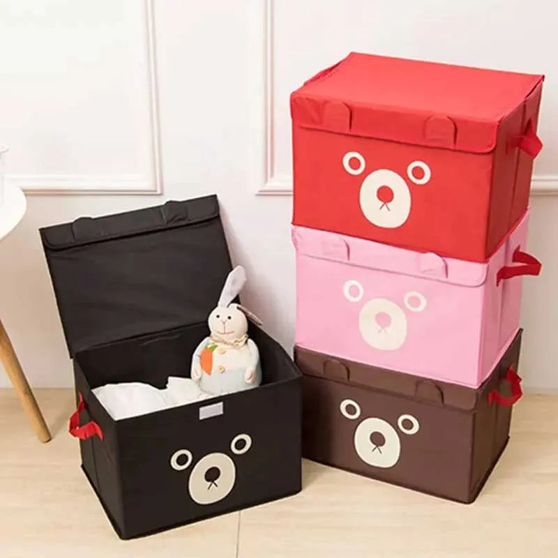 panda design folding wardrobe storage box image5