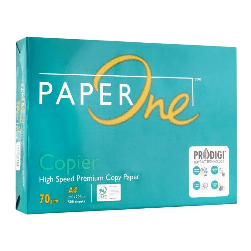 paper one 70g, a4 size, printer & copier paper rim, 500 sheets main image