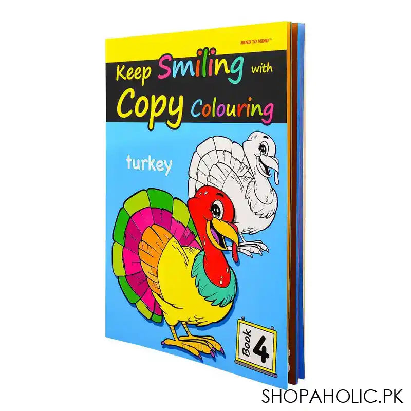 Paramount Keep Smiling With Copy Coloring Book Turkey, Book 4 - Main Image