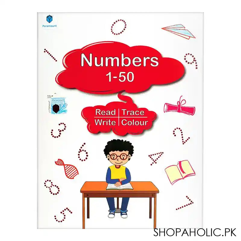 Paramount Learn To Write Numbers 1 To 50 Book - Main Image