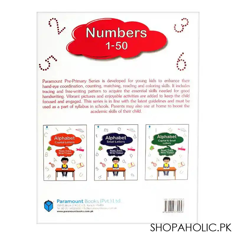 Paramount Learn To Write Numbers 1 To 50 Book - Image 2