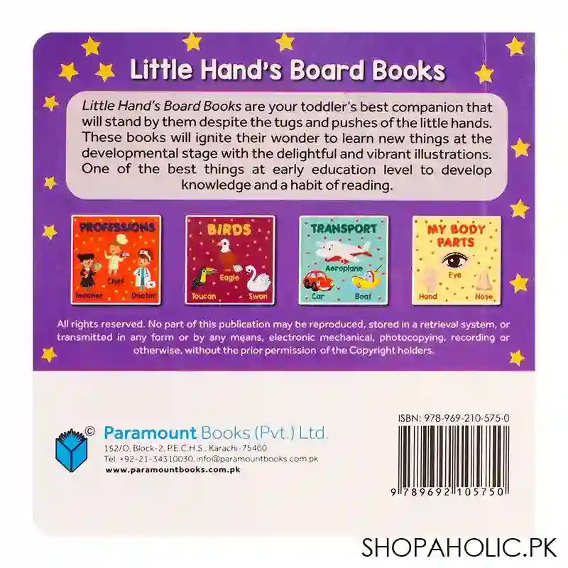 Paramount Little Hand's Board Books: Opposites & Action Words - Image 2