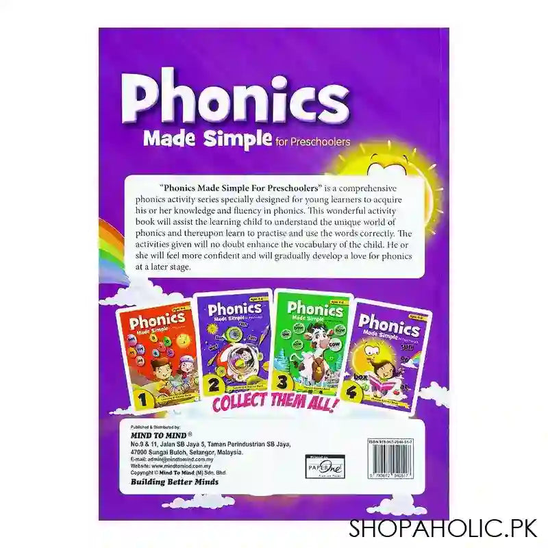 Paramount Phonics Made Simple, Book For Preschoolers, For 4-6 Year Kids, Book 4 - Image 2