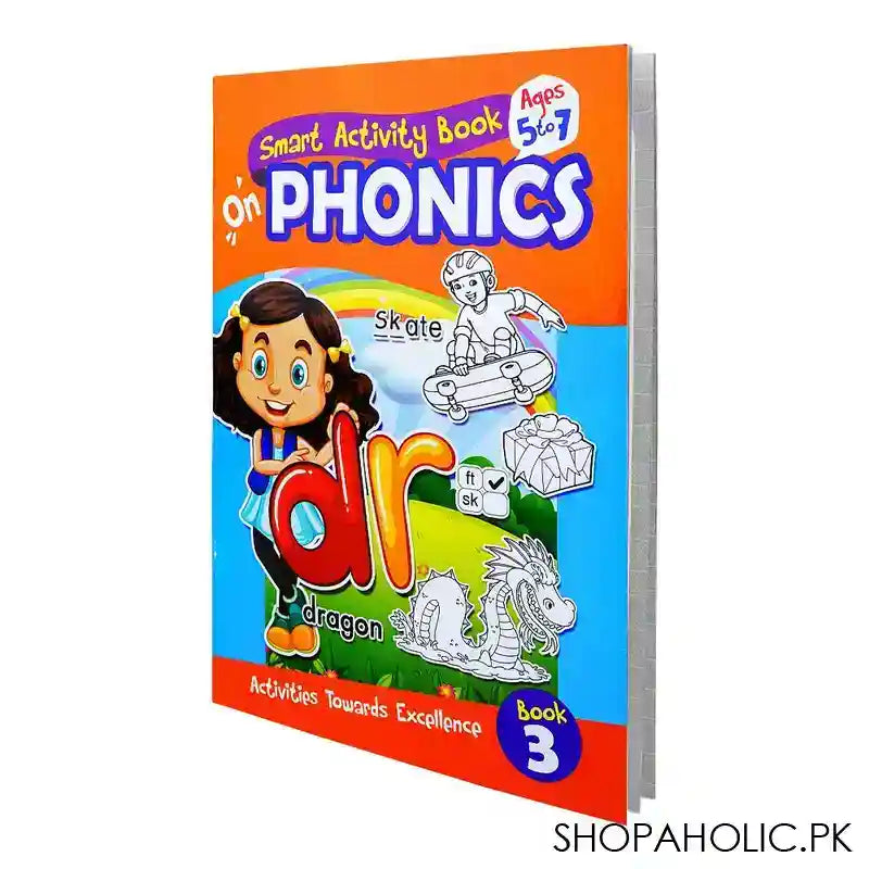 Paramount Smart Activity Book On Phonics, For 5 To 7 Year Kids, Book 3 - Main Image