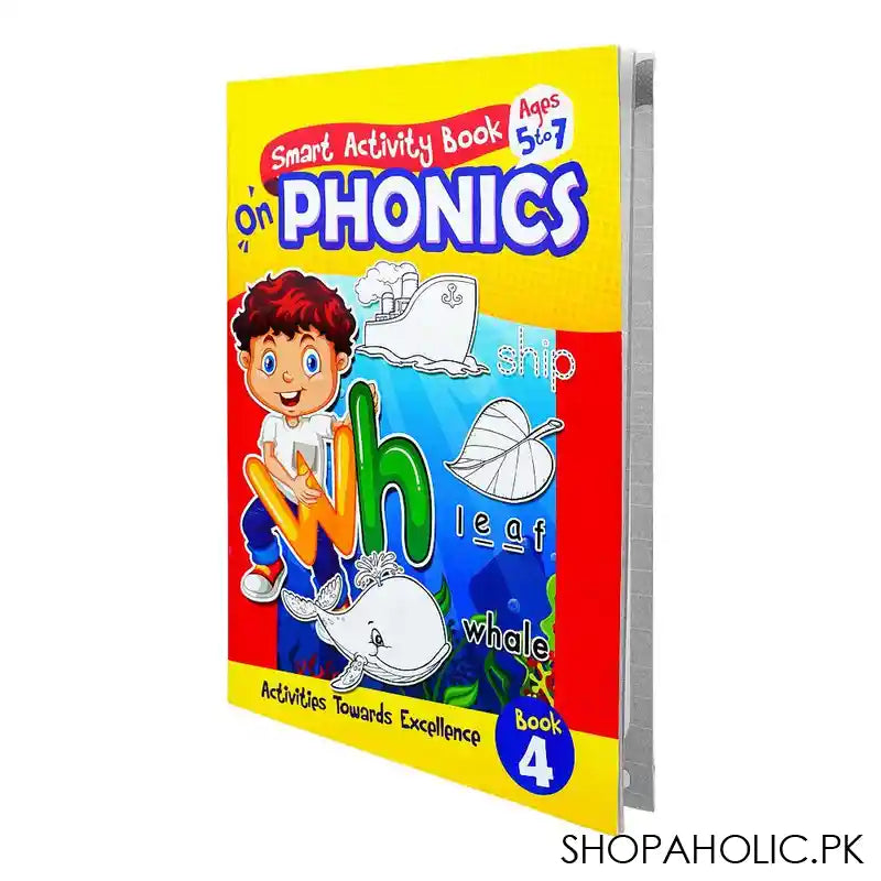 Paramount Smart Activity Book On Phonics, For 5 To 7 Year Kids, Book 4 - Main Image