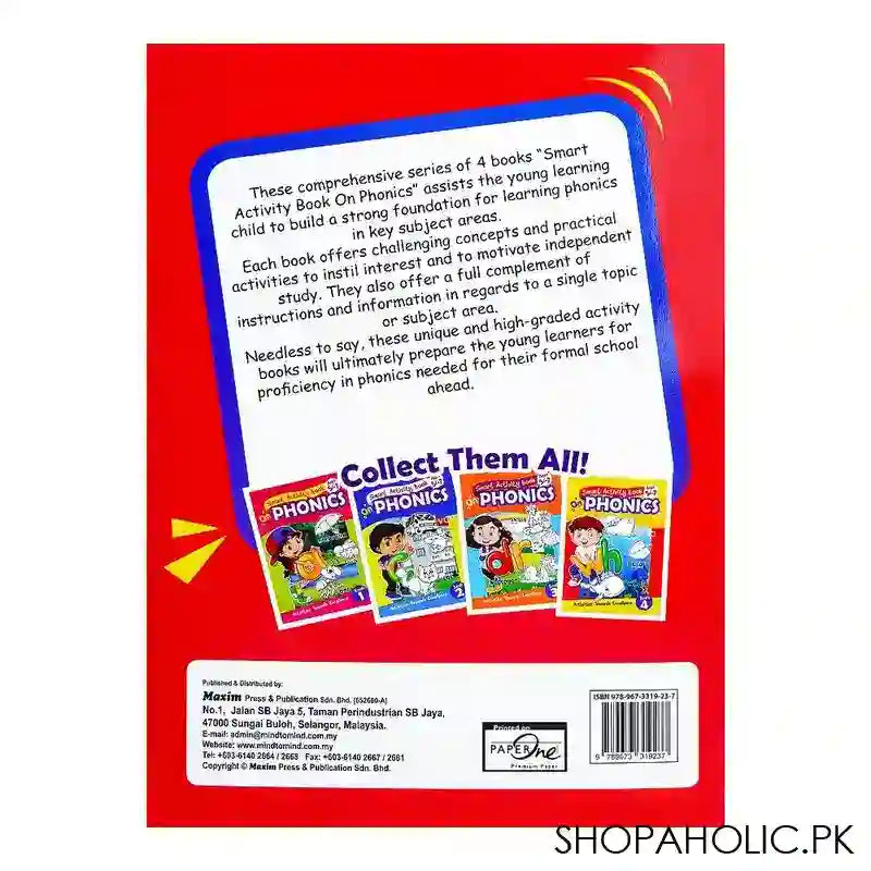 Paramount Smart Activity Book On Phonics, For 5 To 7 Year Kids, Book 4 - Image 2