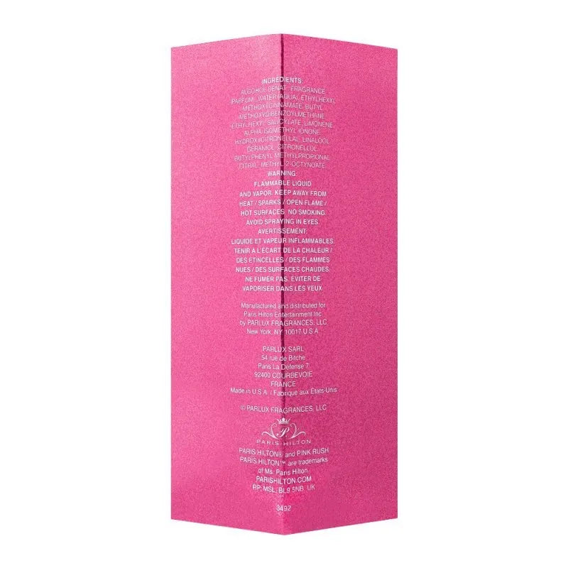 paris hilton pink rush eau de parfum, fragrance for women, 100ml image2