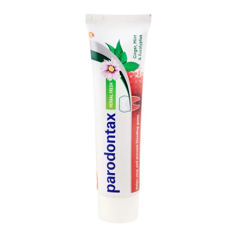 parodontax herbal fresh ginger, mint & eucalyptus toothpaste, 100g image2