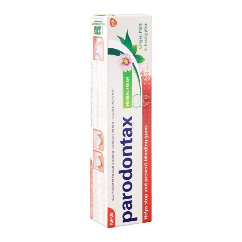 parodontax herbal fresh ginger, mint & eucalyptus toothpaste, 100g image3