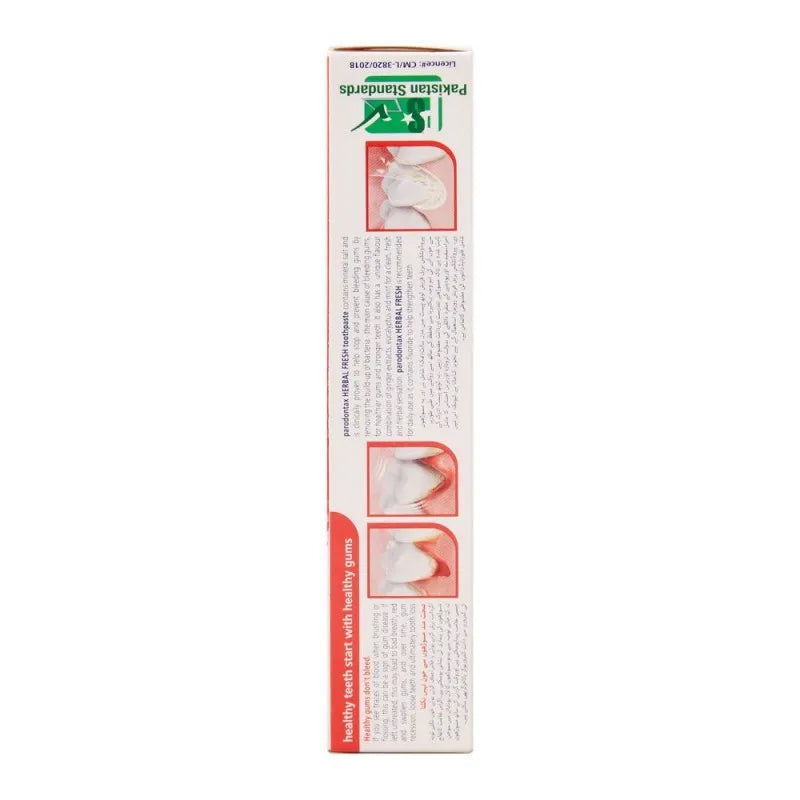 parodontax herbal fresh ginger, mint & eucalyptus toothpaste, 50g image4