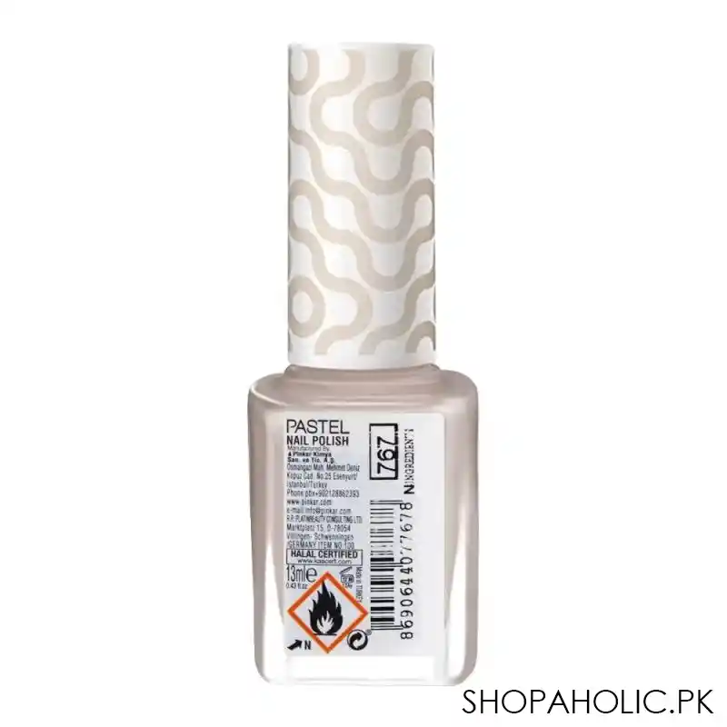 pastel nude nail polish 13ml, 767 mauve pink image2