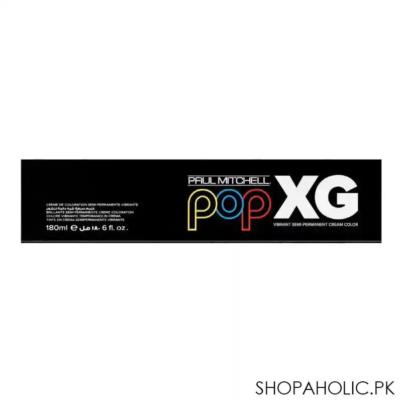 paul mitchell pop xg vibrant semi permanent cream color, yellow, 180ml image2