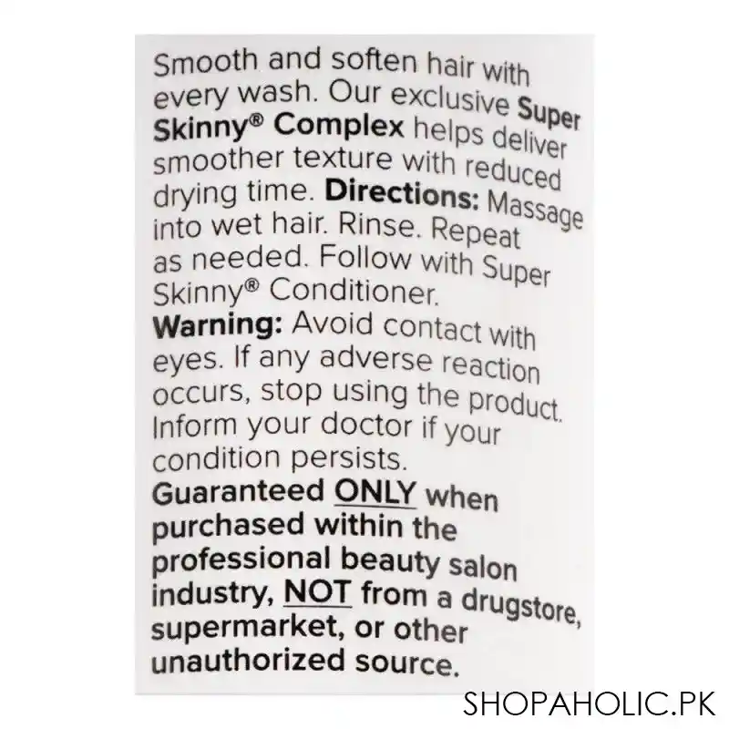 paul mitchell smoothes frizz super skinny daily shampoo, 300ml image3