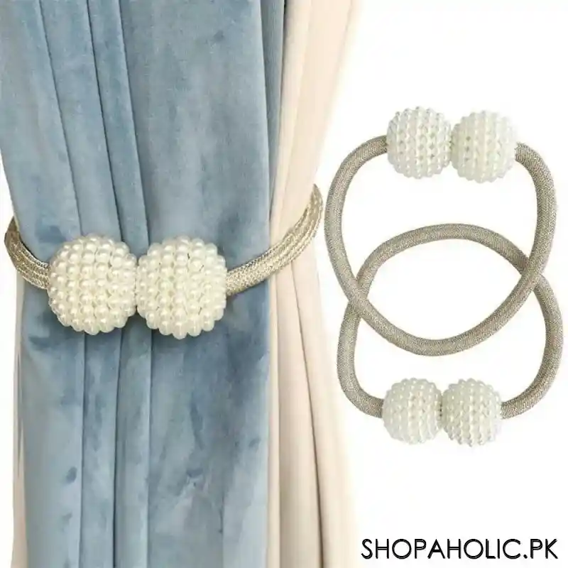 pearl magnetic curtain tieback holder (pair) image5