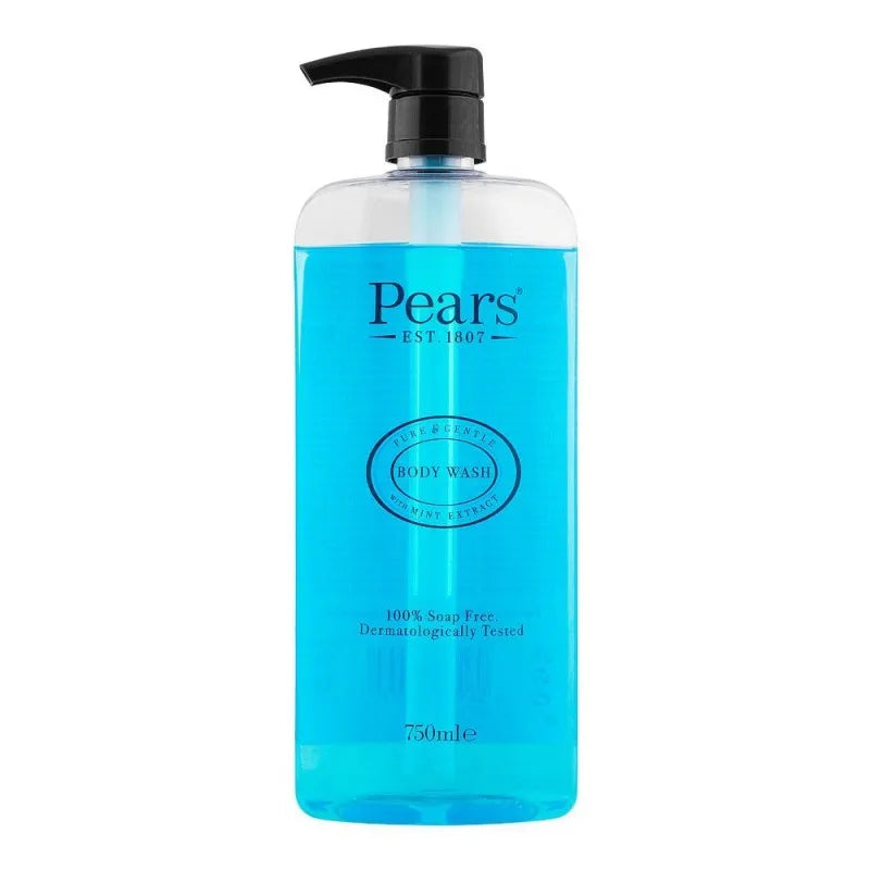 pears pure & gentle mint extract body wash, 750ml main image