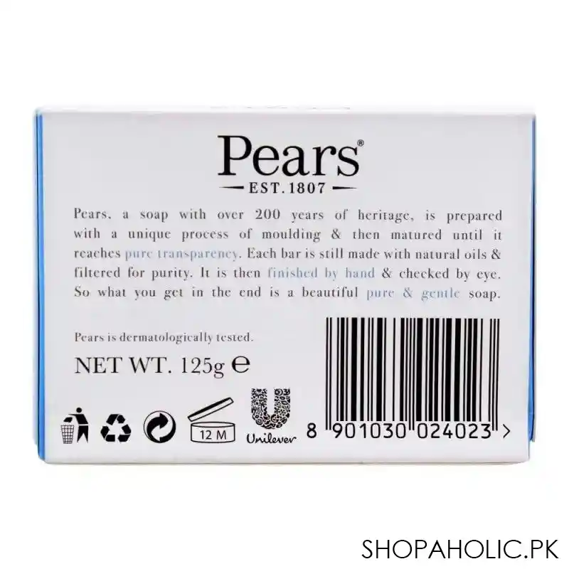 pears transparent soap with mint extracts (125g) image3