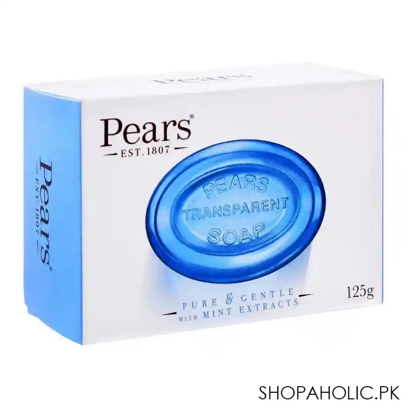 pears transparent soap with mint extracts (125g) main image