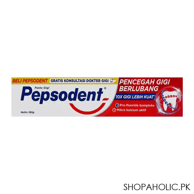 Pepsodent Cavity Preventor Toothpaste, 190g - Main Image