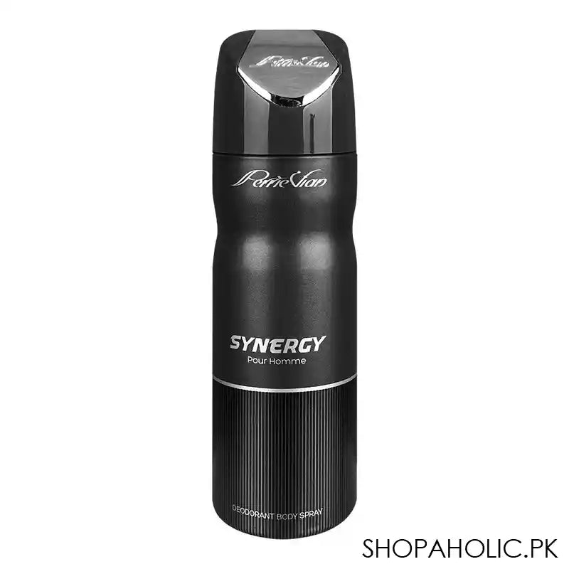 Perrie Vian Synergy Pour Homme Deodorant, Body Spray For Men, 200ml - Main Image