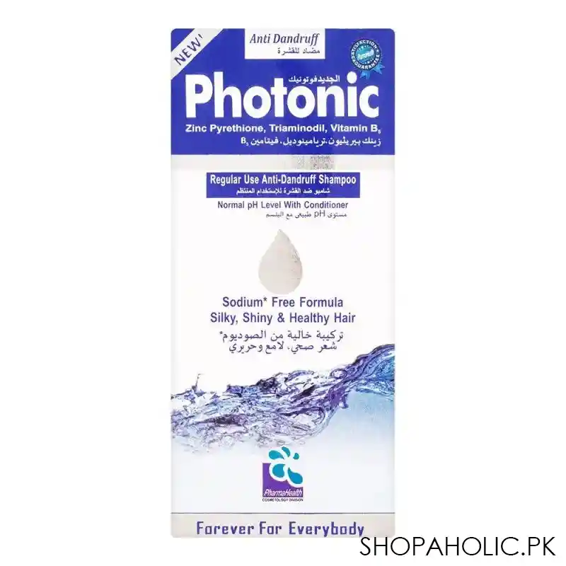 pharma health photonic anti dandruff shampoo, forever for everybody, 120ml image2