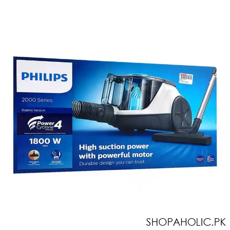 philips 2000 series bagless vacuum cleaner, 1800w, xb2023/01 image2