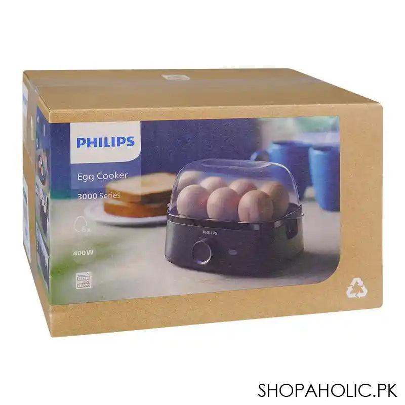 Philips 3000 Series Egg Cooker, 400W, 6 Eggs Capacity, HD-9137/91 - Image 6